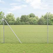vidaXL Svetsat Trådstängsel 1.5x50 m Varmgalvaniserat Stål