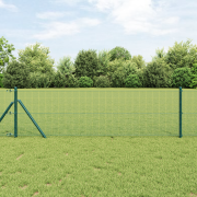 vidaXL Svetsskydd Grön 0.4x50 m Stål
