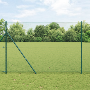 vidaXL Hexagonstaket Grön 1,6x50 m Stål