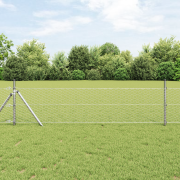 vidaXL Sexkantigt Stängsel 0,8x25 m Varmgalvaniserat Stål