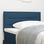 vidaXL Sänggavel Linjer Design Blå 100 cm Tyg