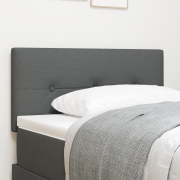 vidaXL Sänggavel Med Knappar Mörkgrå 80 cm Tyg