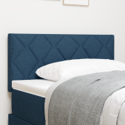 vidaXL Sänggavel Diamantblock Design Blå 100 cm Tyg