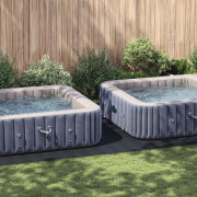 vidaXL Rektangulärt Poolöverdrag Svart PVC 750 x 372 cm Vattentätt