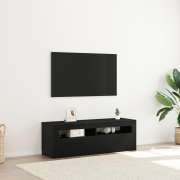 vidaXL TV-skåp Svart 120 x 35 x 40 cm Konstruerat trä