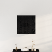 vidaXL Väggskåp svart ek 60x31x60 cm konstruerat trä