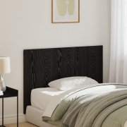 vidaXL Sänggavel svart ek 120x1,5x80 cm konstruerat trä
