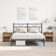 vidaXL Sängbord 2 st återvunnet trä 45x34x44,5 cm konstruerat trä
