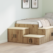 vidaXL Förvaringsskåp Artisan i eklaminat 118x41x40 cm av konstruerat ...