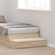 vidaXL Sänglådor sonoma-ek 80x36,5x16,5 cm konstruerat trä