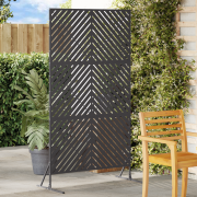 vidaXL Stålfencepanel Svart Stål Standard Hållbar Stålfencepanel