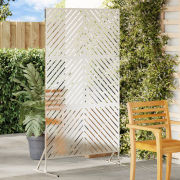 vidaXL Integritetsskärm 100x50x180 cm i rostfritt stål