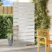 vidaXL Integritetsskärm 180 cm Galvaniserad stål