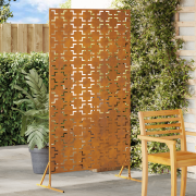 vidaXL Väderbeständig metallstaketpanel Väderbeständig metall Standard