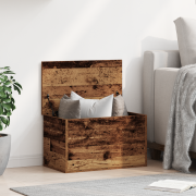 vidaXL Förvaringslåda av Gamla Trä, 60x35x35 cm, Ingenjörsträ