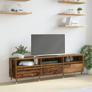 vidaXL TV-bänk Återvunnet trä 150x30x44.5 cm Konstruerat trä