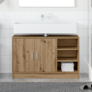 vidaXL handfatsskåp Artisan ek 90x29x55 cm Konstruerat trä