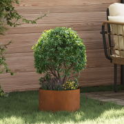 vidaXL Corten Stål Kruka Set Corten Stål Mellan Hållbar