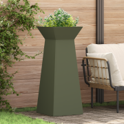 vidaXL Växtställ Olivgrön Metall 40 x 40 x 101 cm Växter Växtställ