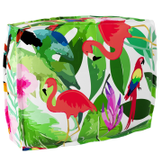 vidaXL Pallkudde för ryggstöd Tropisk djungel 50x40x12 cm Oxford tyg