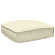 vidaXL Palldyna för sits Kräm 50 x 50 x 12 cm Oxford tyg