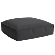 vidaXL Pallkudde för säte Svart 50x50x12 cm Oxford-tyg