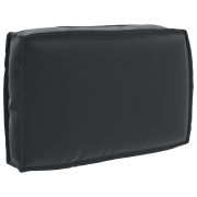 vidaXL Pallkudde för ryggstöd Svart 60x40x12 cm Oxfordtyg