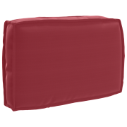 vidaXL Palldyna för ryggstöd Vinröd 60 x 40 x 12 cm Oxford tyg