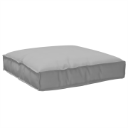 vidaXL Pallkudde för sätet Grå 80x80x12 cm Oxfordtyg