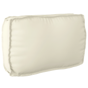 vidaXL Pallet Kudde för Ryggstöd Grädde 70x40x12 cm Oxford Tyg