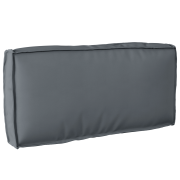 vidaXL Pallkudde för Ryggstöd Antracit 80x40x12 cm Oxford Tyg