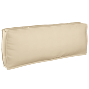 vidaXL Palletkudde för ryggstöd Beige 120x40x12 cm Oxfordtyg