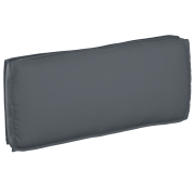 vidaXL Pallkudde för Sitt/ Ryggstöd Antracit 120x50x12 cm Oxfordtyg