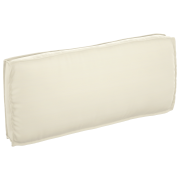 vidaXL Palldyna för sits / ryggstöd Kräm 120 x 50 x 12 cm Oxford tyg