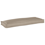 vidaXL Pallkudde för Bänk Taupe 110x40x8 cm Oxford Tyg