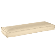 vidaXL Pallettkudde för bänk beige 120x40x8 cm Oxford tyg