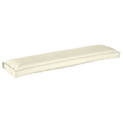 vidaXL Palletkudde för bänk Grädde 150x40x8 cm Oxford-tyg