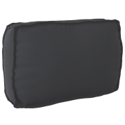 vidaXL Pallkudde för ryggstöd Svart 70x40x12 cm Oxford tyg