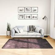 vidaXL Matta tvättbar 120x180 cm antracit halkfri