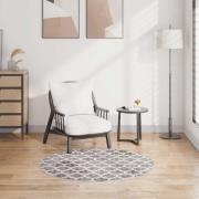 vidaXL Matta tvättbar f120 cm flerfärgad halkfri