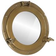 vidaXL Väggspegel Ø38 aluminium och glas