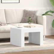 vidaXL Soffbord vit 50x50x35 cm konstruerat trä