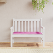 vidaXL Dyna för trädgårdsbänk rosa100x50x4 cm oxfordtyg
