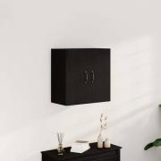 vidaXL Väggskåp svart ek 60x31x60 cm konstruerat trä