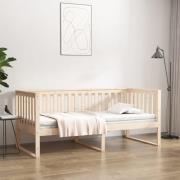 vidaXL Dagbädd utan madrass 90x190 cm massiv furu