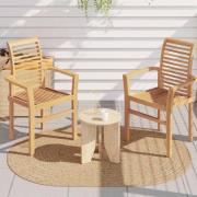 vidaXL Matta Brun 120 x 170 cm PP