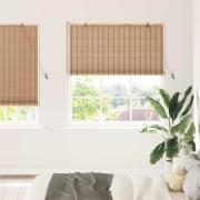 vidaXL Rullgardin Övrigt Ljusbrun 140 x 220 cm Bambu