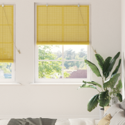vidaXL Fönsterpersienner & Gardiner Gul 100 x 220 cm Bambu