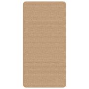 vidaXL Jutematta med latexundersida 80x160 cm naturlig
