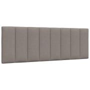 vidaXL Dyna till huvudgavel taupe 140 cm tyg